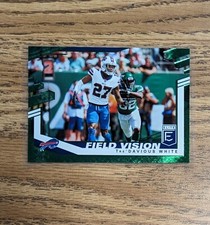 2020 Panini Donruss Elite Football Field Vision Tre'Davious White Bills Green #9