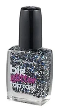 Sally Hansen Treatment Big Glitter Top Coat Nail Color,0.4 Fluid, Meteor Light