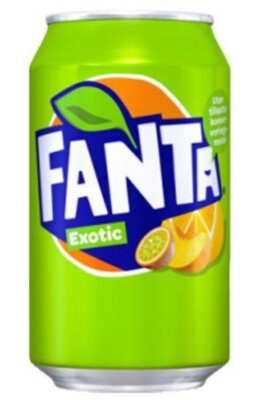12 Cans of Fanta Exotic Flavored Soda Soft Drink  330ml Each