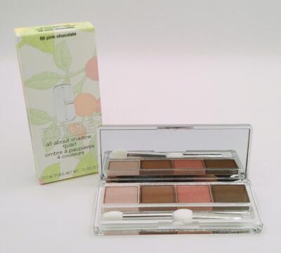 Clinique All About Shadow Quad 06 PINK CHOCOLATE 0.11oz / 3.3g *NEW IN BOX*