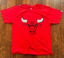 Chicago Bulls Red Cotton NBA T-Shirt UNK New Mens XL NBA Basketball NWOT