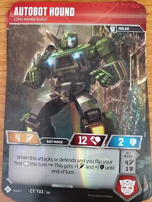 Transformers TCG Autobot Hound Long-Range Scout - Character Card Transformers TCG Autobot Hound Long-Range Scout - Character Card