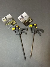 Steel Grip DR60650 Steel Yellow 40 lbs. Capacity Ratchet Bar Clamp 1-1/2 D in.