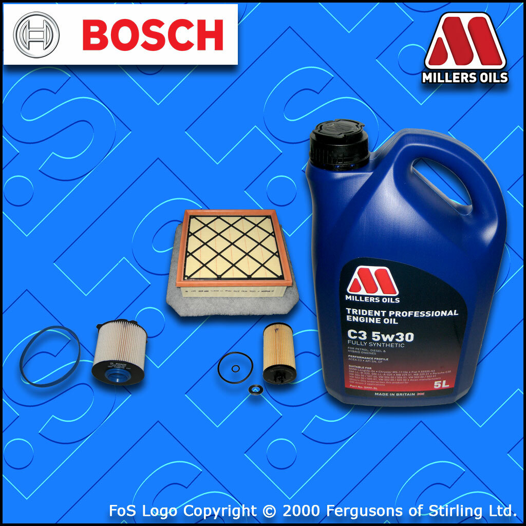 SERVICE KIT VAUXHALL MERIVA B MK2 1.6 CDTI OIL AIR FUEL FILTERS +OIL (2013-2017)