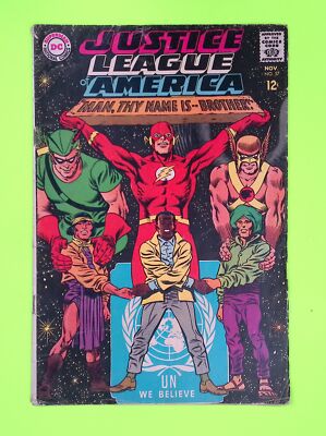 Justice League of America #57 Vol. 1 1967 DC Comics Low Grade Comic Book L87-163