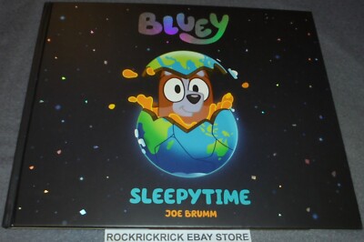 BLUEY SLEEPYTIME BOOK BY JOE BRUMM HARDCOVER WITH FOLD OUT PAGES