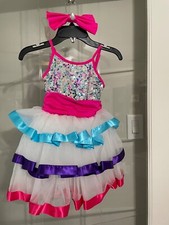 Curtain Call Childrens Dance Costume-Light Bright