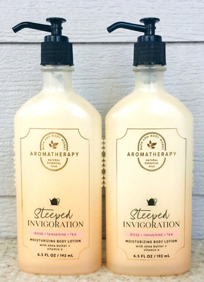 2 Steeped Invigoration ROSE TANGERINE TEA Body Lotion 6.5oz LOT/SET of 2