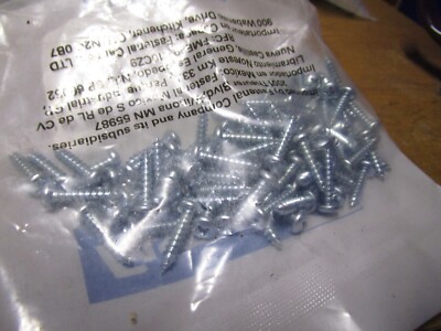#8-15 x 3/4'' Phillips Pan Head Zinc Type A Point Steel Sheet Metal Screw QTY 100
