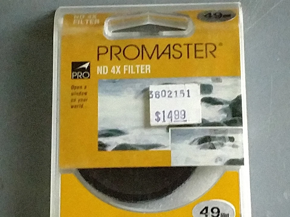 PROMASTER 49mm ND 4X Neutral Density Filter - Image 2 of 3