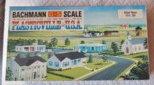 O/S Scale Bachmann Plasticville U.S.A. Kit 1914:200 School House