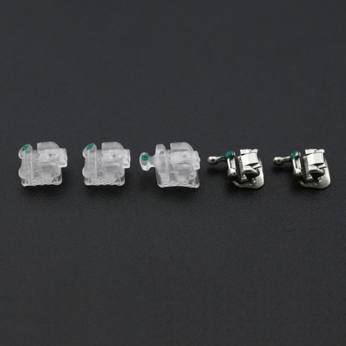 Dental Kieferorthopädische Selbstligierende Brackets Keramik Zahnspange Roth MBT 022 345 Damon - Bild 23 von 48