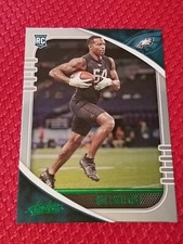 2020 Panini Absolute Football Green Foil Quez Watkins No.186 Rookie