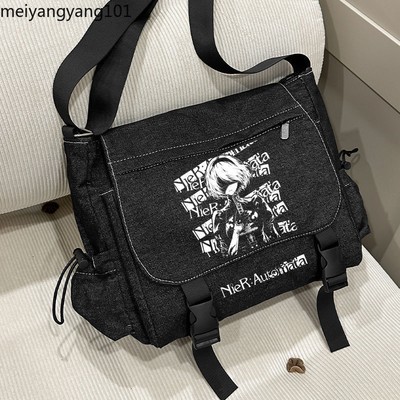 NieR:Automata Anime Backpack School Bag Student Knapsack Handbag Messenger Bag
