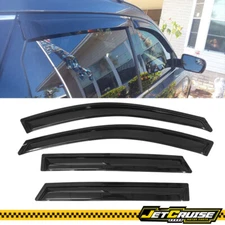 Fits 13-18 Hyundai Santa Fe DM Acrylic Window Visors Rain Sun Guard Deflector