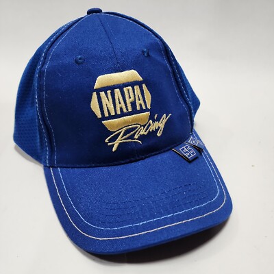 New NAPA Know How Racing Hat Strapback Blue Baseball Cap Embroidered Logo 56 28