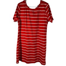 Feager Orange, Striped Dress NWT 2XL