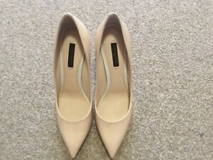 Louis Vuitton Patent Leather Nude Beige Heels Uk Size 4 5 Eur 37 5 Bnib Ebay