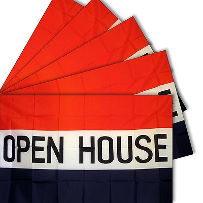 3x5 3'x5' Wholesale Set 5 Pack of Advertising Open House Business 5 Flags Flag
