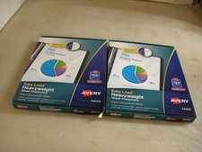 200 Sheet Protectors Heavyweight 11x8-1/2" 100/BX Clear Plastic Avery 74100