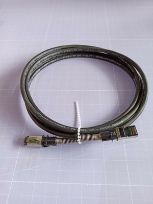 PatchSee PCI6 F/7 Patch Cable RJ45-RJ45 Plug, CAT6A, U/FTP, 2.1m, Schwarz