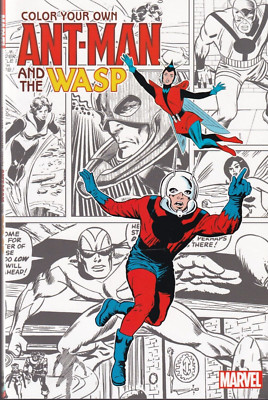 Color Your Own ANT-MAN and THE WASP Adult Coloring Book Marvel [J]
