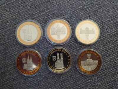 Medals Bundle 6, 6 x States in Case, Subscription from Estate