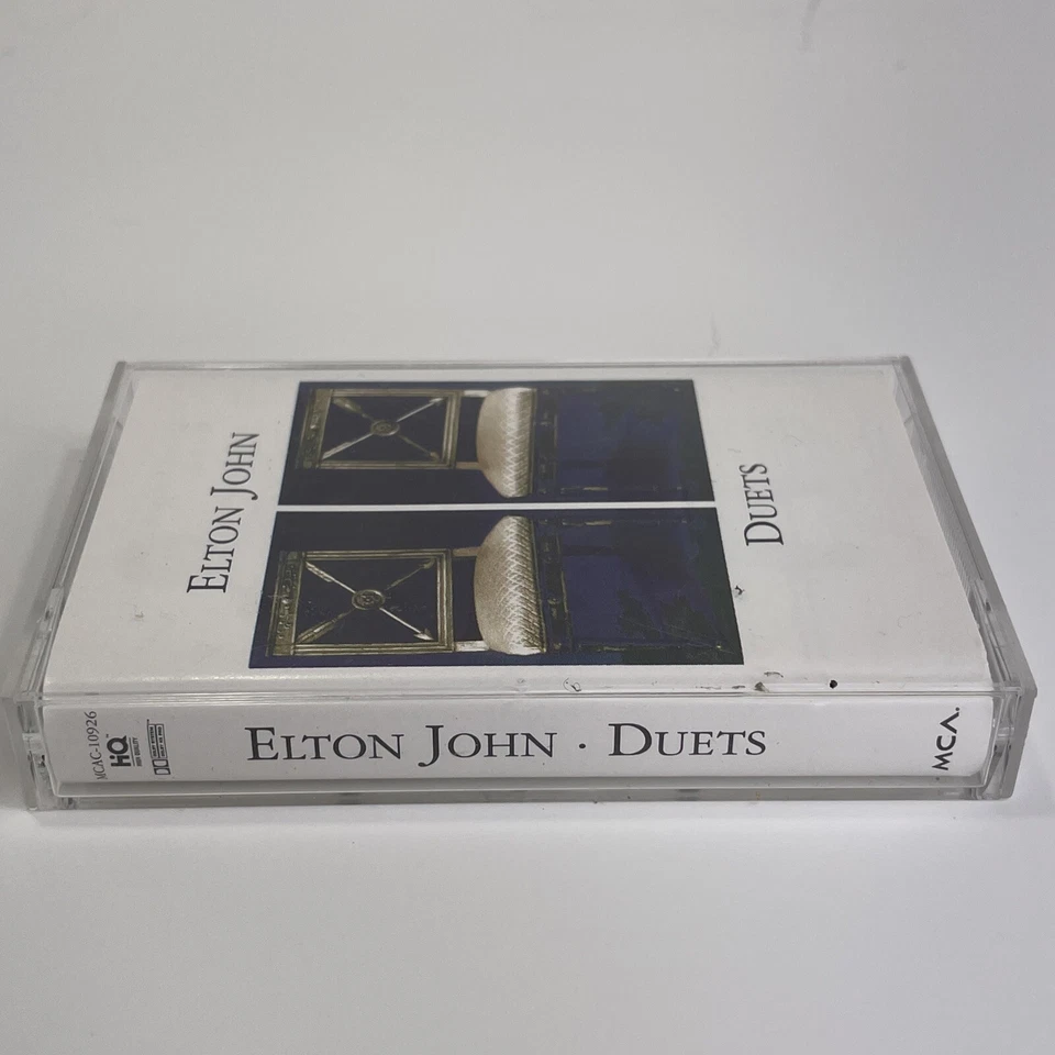 Canada Import: Elton John, Duets (Audio Cassette Tape, 1993) Black Cart - Image 3 of 4