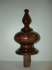 WOOD FINIAL UNFINISHED FOR NEWEL POST FINIAL OR CAP  Finial #37