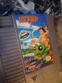 Adventure Island 3 Nintendo NES Authentic Tested Contacts Cleaned