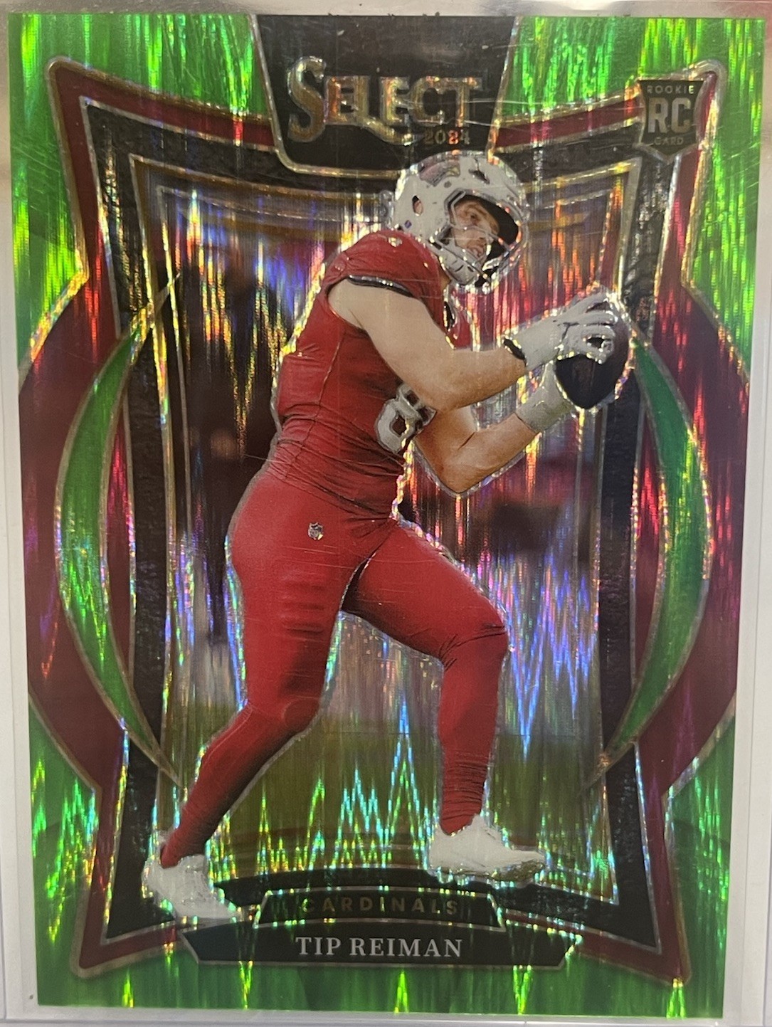2024  Panini Select Tip Reiman rookie #50 Neon Green Shock /599 CARDINALS RC