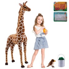47  Large Giraffe Stuffed Animal Set, Soft Plush Toy  Giant Giraffe with
