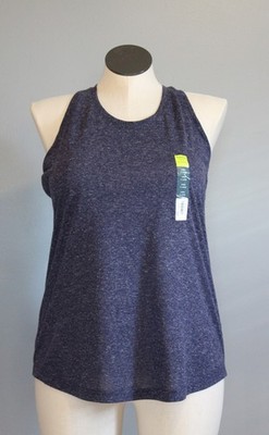 Tek Gear Essential Gear Tank Top XL Racerback Plum Valley Polyester Linen NEW