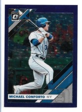 Michael Conforto 2019 Panini Donruss Optic Purple Stars Prizm #191 #/125 - Mets