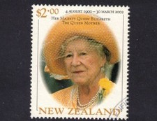 NEW ZEALAND 2002 DEATH OF QUEEN MOTHER USED