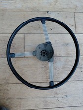 TR2/TR3 Steering Wheel  For Refurbishment,  Small Crack On One Spoke