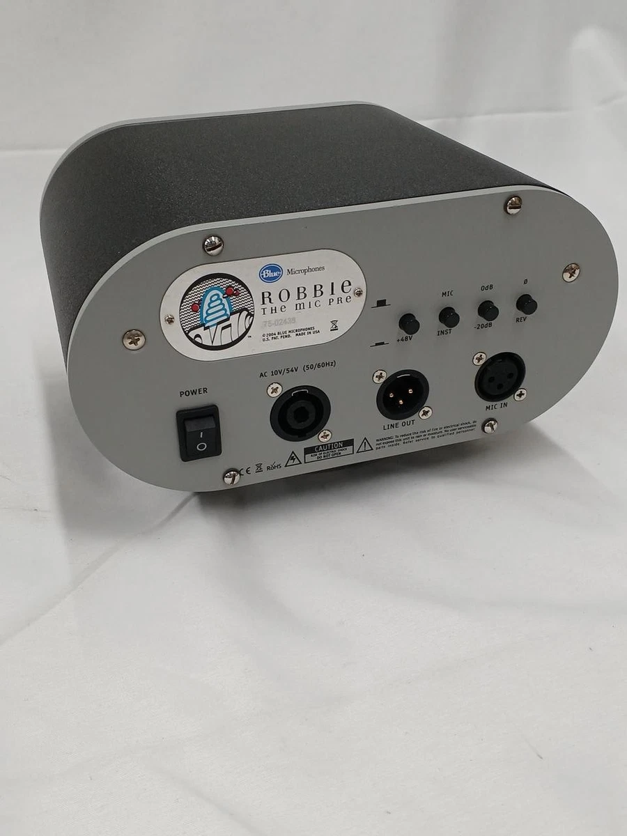 Blue Robbie Class A Discrete Tube Mic and Instrument Preamplifier