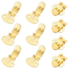 Flache Schuhkn&ouml;pfe 14x25mm, Gold, 10 St&uuml;ck