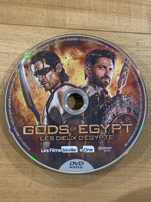 Gods of Egypt DVD 2016 Movie eOne Les Films Seville Action Fantasy Disc French