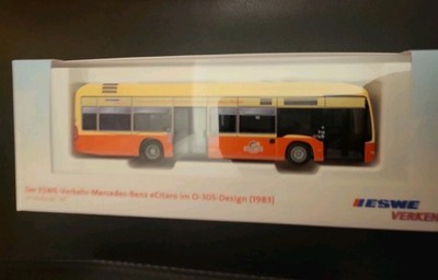 Rietze MB E Citaro ESWE Wiesbaden im Retro Design MB O305 Wagen 1551 1:87