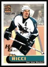 1999-00 Pacific Paramount #208 Mike Ricci Holo-Gold #/199