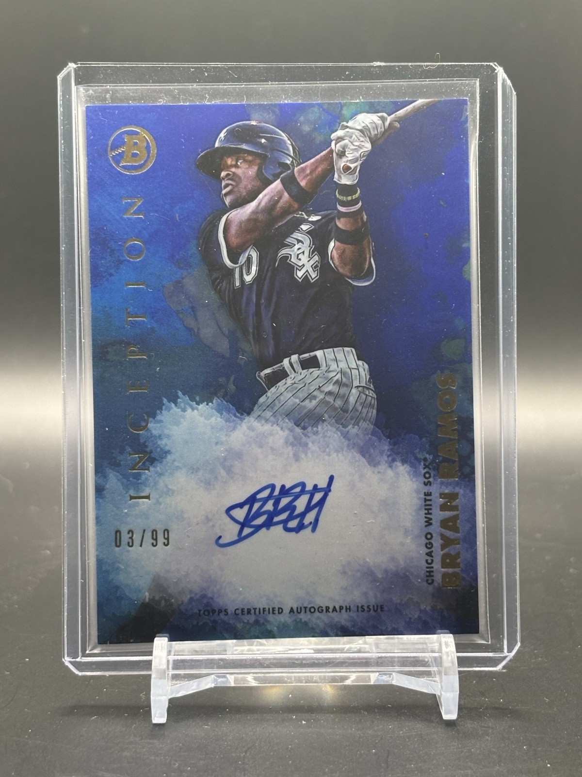 2021 Bowman Inception Autographs Blue #PA-BR Bryan Ramos Auto ** /99**