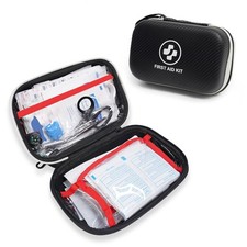 315 Piece Kit   Waterproof Hard Shell EVA First Aid Kit for Home, Car, Campin...