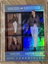 2025 Panini Caitlin Clark Chronicled Dress For Success Silver Foil #69