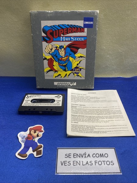 JUEGO PC COMMODORE 64 SUPERMAN THE MAN OF STEEL