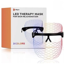 LifePro Vizacure Light Therapy Face Mask New Open Box