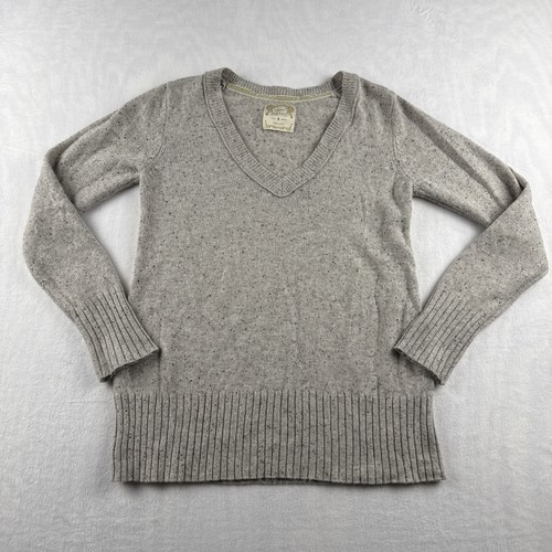 Old Navy Maternity Long Sleeve Sweater V-Neck Women Size Small Lambs Wool Blend