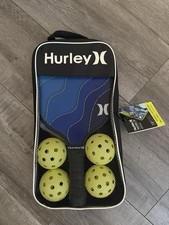 Hurley Pickleball Paddle Set w/ Carrying Bag/Case  4 Pickleball Balls