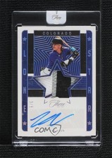 2023 Three and Two Lone Star Signatures Holo Silver 3/8 Zac Veen Auto 02d2