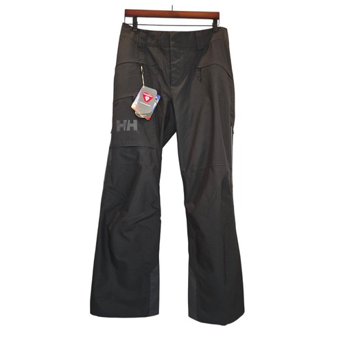 Helly-Hansen Powderqueen Waterproof Windproof Pants Black Large Womens NWT